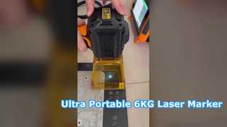 Tragbarer 6-kg-Handlasermarkierer | Für die Gravur vor Ort und in der Werkstatt
